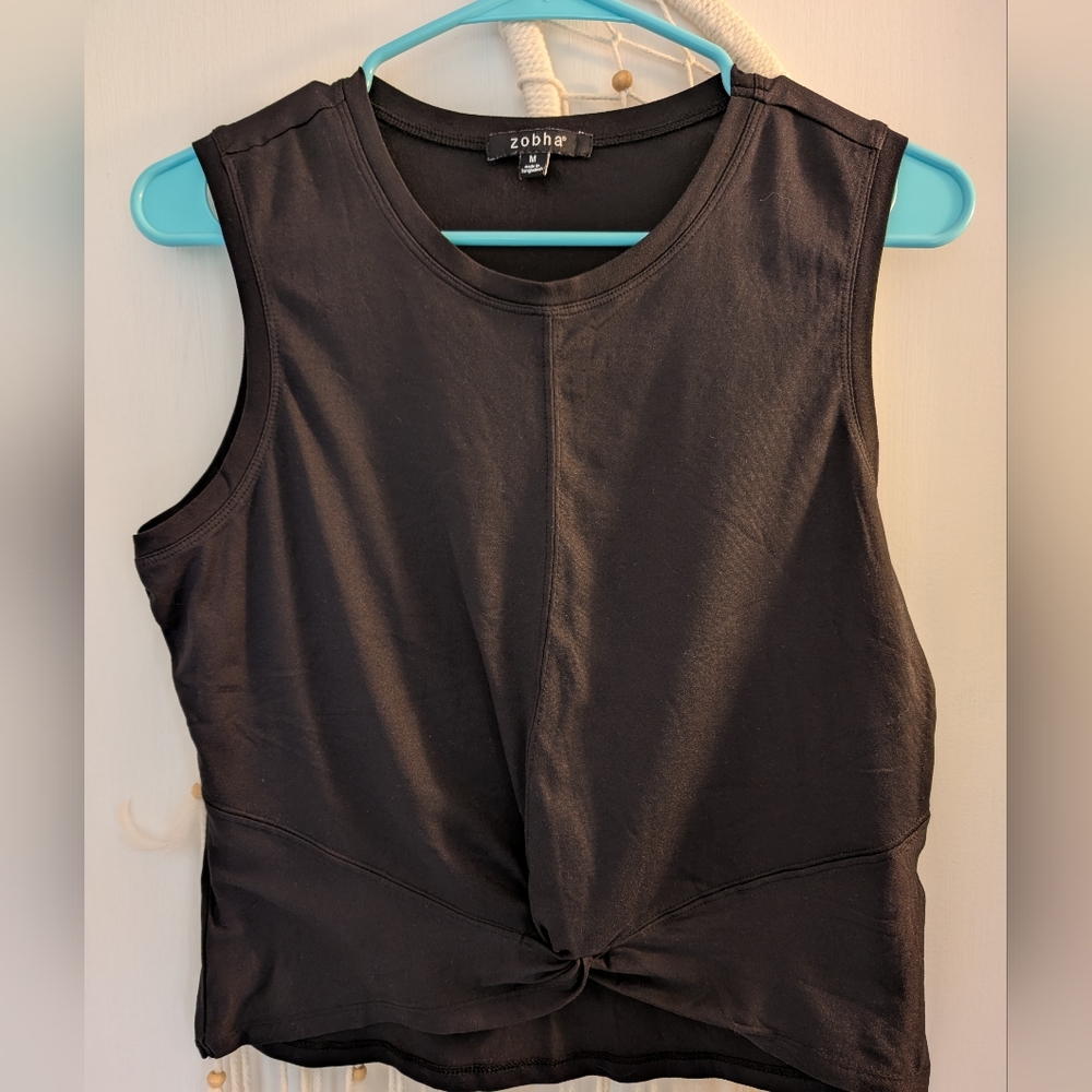 Zobha Black Women's Yoga/Running Top